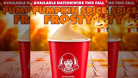 Will Wendys Debut A New Pumpkin Spice Frosty