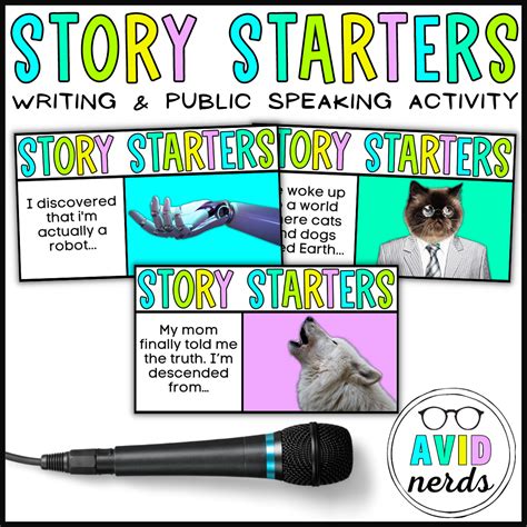 Avid Team Building Story Starters For Public Speaking And Writing