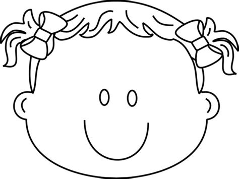 Smiling Face Coloring Page At Free