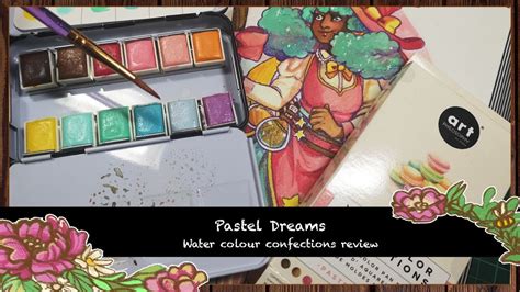 Pastel Dreams Watercolour Confections Review Youtube