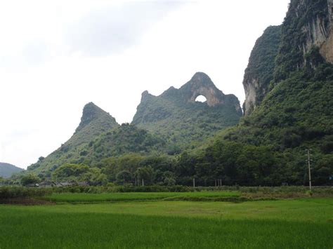 Moon Hill In Yangshuo Climbing And Travel Information Trip Ways