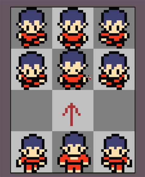 Working On A New Version 30 16x16 Rpg Character Sprite Sheet By