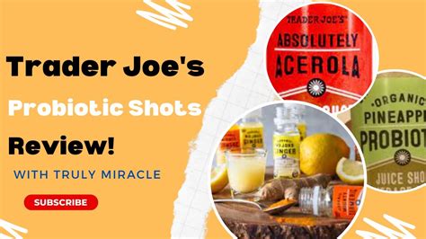 Trader Joes Probiotic Shots Review Shots Pineapple Ginger Cherry