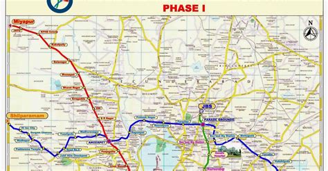 hyderabad metro rail route map