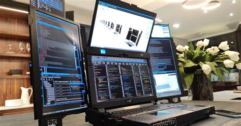 Ridiculous Gigantic Laptop Has Seven Screens That Pop Out