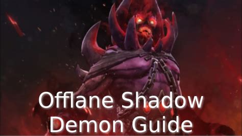 Dota 2 Shadow Demon Offlane Guide Creating Space Aggression Gameplay