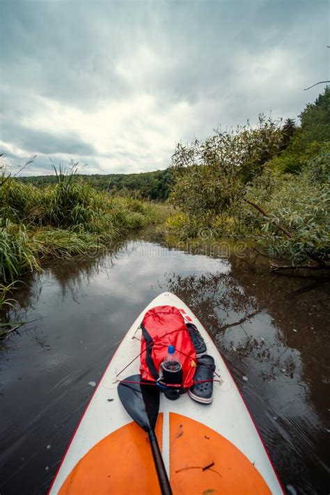 View From The First Person A Trip On A Sap Board A Narrow River In