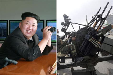 Kim Jong Un Blows Up Five North Korean Officials With Anti Aircraft Gun