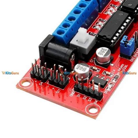 Dual H Bridge L293d 4 Dc Motor Driver Module Robot 4wd Smart Car Step