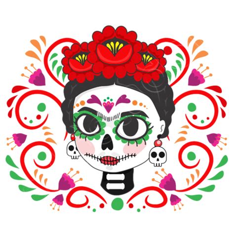 10 Dibujo Catrina Frida Kahlo