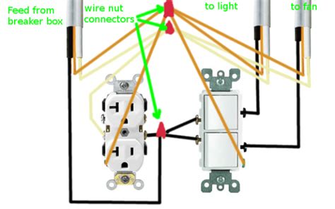 There are several other ways to wire this but i sa. How To Wire A Bath Ceiling Fan Light Combo With 1 Switch ...