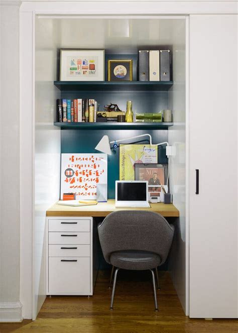 Closet Office Remodelaholic 25 Clever Closet Offices If Creating A