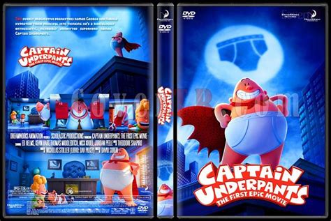 Captain Underpants The First Epic Movie Custom Dvd Cover English