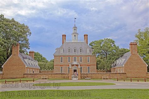 The Governors Palace At Colonial Williamsburg Art Print Colonial
