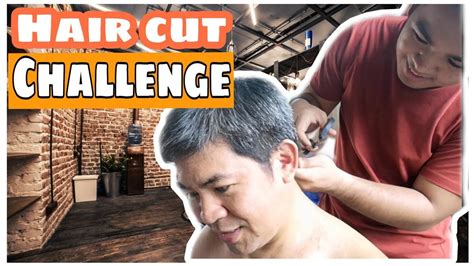 Hair Cut Challenge Between Father And Son Youtube