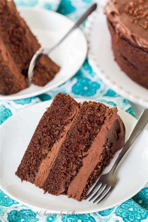 Inas Chocolate Cake With Mocha Frosting Sweet Savory By Shinee