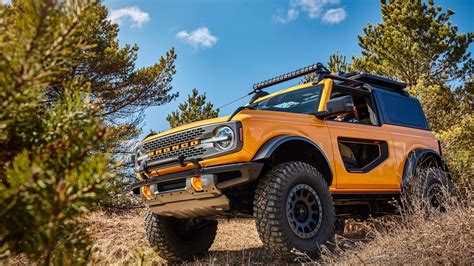 The ford bronco is a model line of suvs manufactured and marketed by ford. 2021 Ford Bronco Review - Trims, Prices, Features ...