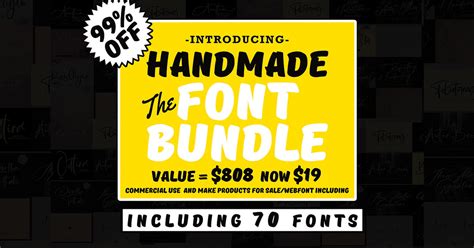 Handwritten Font Bundle Bundle · Creative Fabrica
