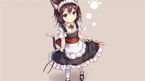 Anime Girl Maid Wallpapers Wallpaper Cave