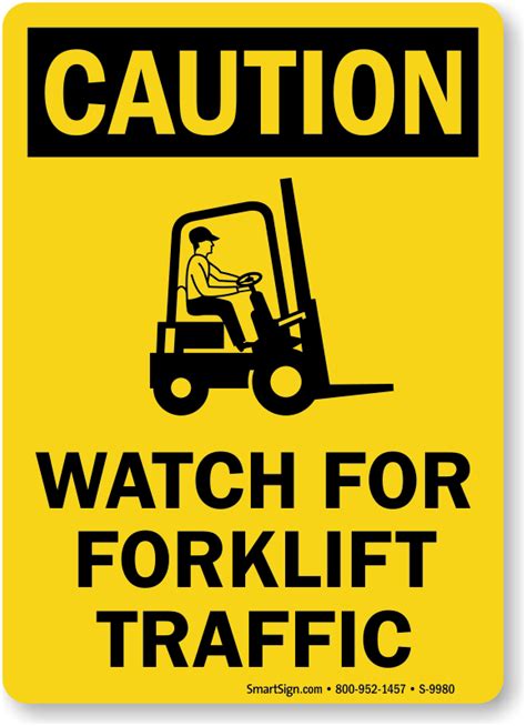 Forklift Signs Forklift Safety Signs