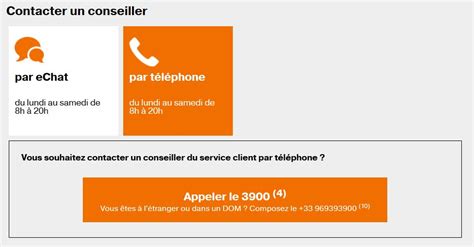 Contact Du Service Client De Létranger Communauté Orange