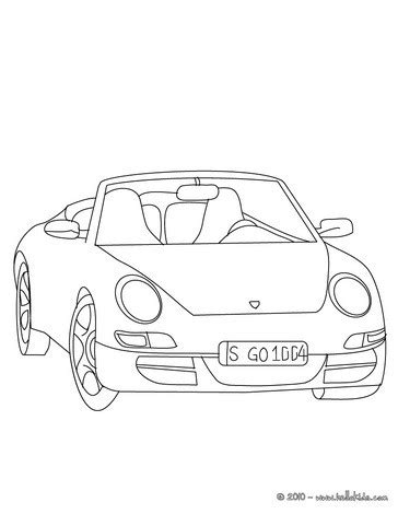 Check spelling or type a new query. Porsche carrera coloring pages - Hellokids.com