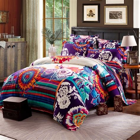 4 modern turquoise room ideas. Eggplant Purple Beige Orange and Teal Bohemian Hippie ...