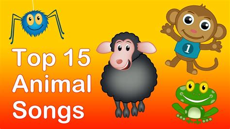 English children songs lyrics with translations: TOP 15 ANIMAL SONGS | 25 MINS LONG. Animals Nursery Rhymes ...