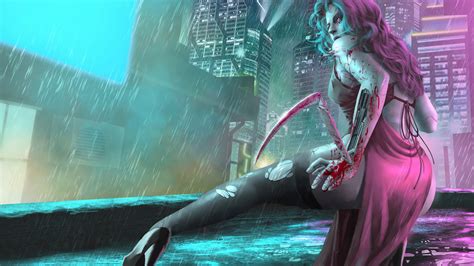 386 cyberpunk wallpapers (4k) 3840x2160 resolution. 3840x2160 Cyberpunk Girl Art 4k HD 4k Wallpapers, Images, Backgrounds, Photos and Pictures