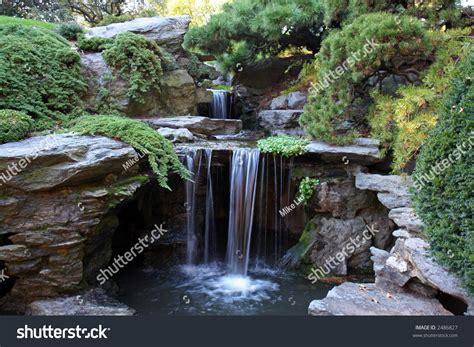 Compare prices and read reviews. Waterfall At Japanese Garden Stock Photo 2486827 ...