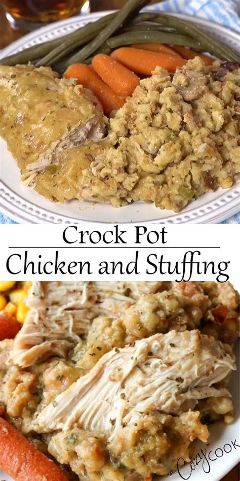 This Easy Crock Pot Chicken And Stuffing Recipe Will Quickly Become One