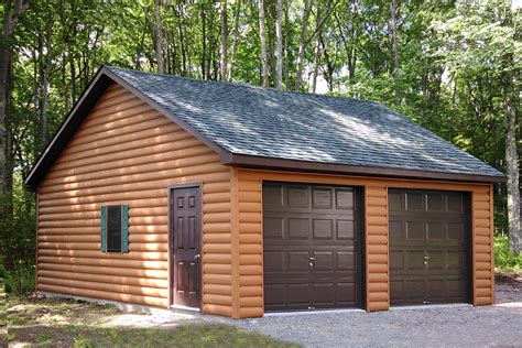 20' x 24' gable garage package, with complete exterior option. Attic Car Garage with Loft Space 2 Car Garage
