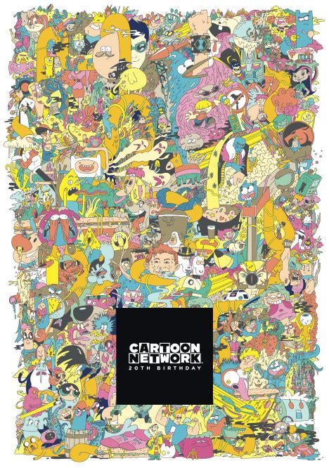 Cartoon Network 20th Birthday Book Project Scribble08 By