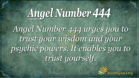 Angel Number 444 Meaning The Symbol Of A Winnner Sunsignsorg