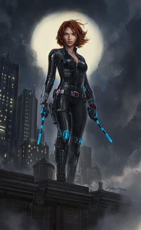 Black Widow Avengers Age Of Ultron Andy Park On Artstation At