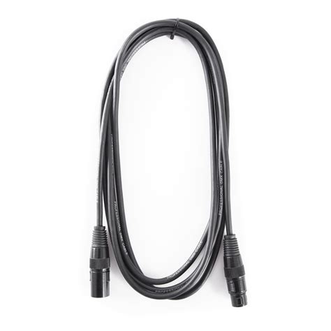 Lightmaxx Dmx 3 Pin 3m Xlr Cable 110 Ohm Black Favorable Buying At Our Shop