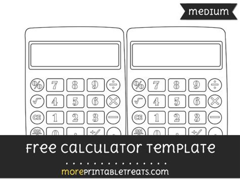 Calculator Template Medium