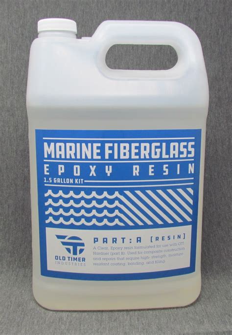 Fiberglass Epoxy Resin Marine Grade 15 Gallon Kit Old Timer