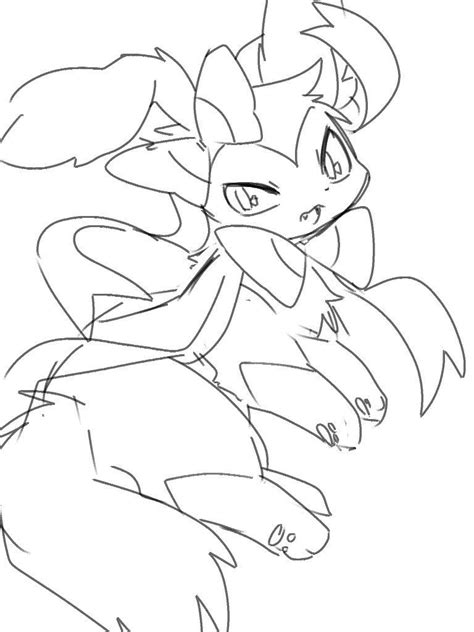 Sylveon - Twitter By @_whitelate_ | Sylveon art, Cute ...