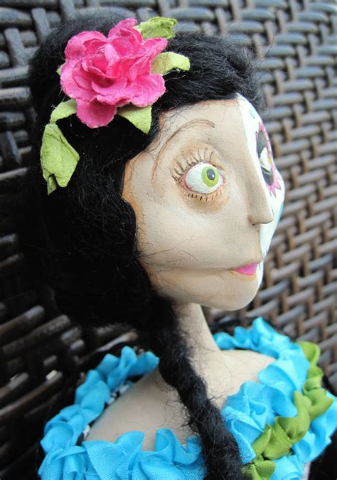 Anaboo Creations New Catrina Day Of The Dead Art Doll On Ebay