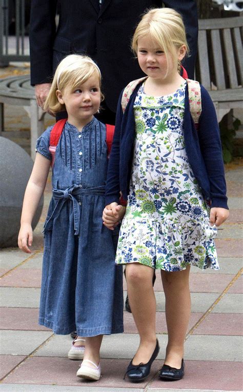 Princess alexia of the netherlands (alexia juliana marcela laurentien; Dutch Princess Alexia holds on to her older sister ...