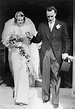 Ingrid Bergman on her wedding day to Petter Lindström in Stöde, Sweden ...