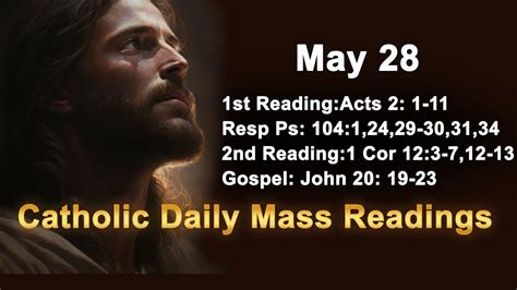 Catholic Daily Mass Readings For Today I Sunday May Youtube