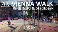 Walking in Vienna, Ring Road (Ringstraße), Stadtpark, City Ambience ...