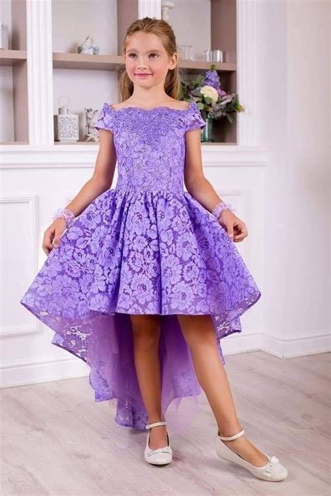 Pin By Claudia Andrea Prgich On Kids Fashion Purple Girls Dress