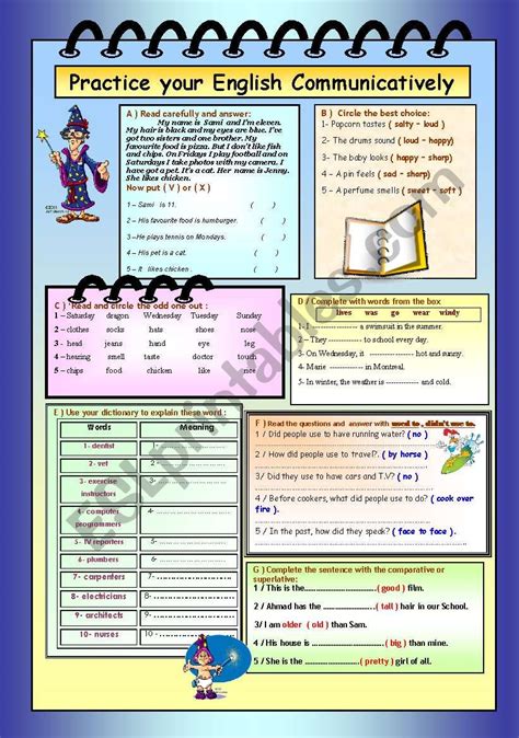 Practice Your English Esl Worksheet By Mo3tamad
