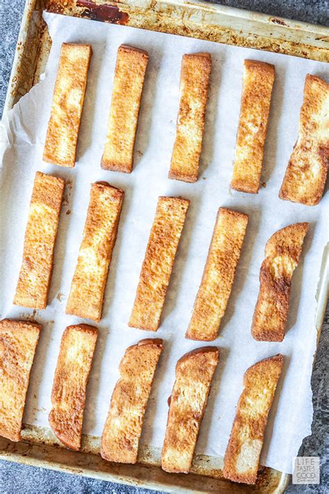 The is a little spin on the classic french toast dish. How To Make French Toast Sticks | Life Tastes Good