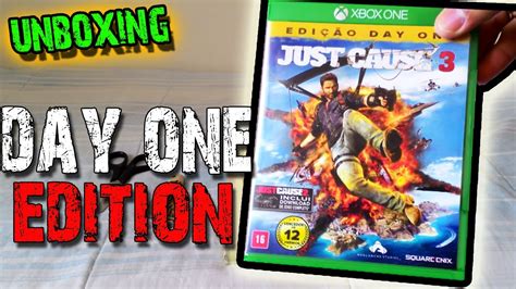 Unboxing Just Cause 3 Day One Edition Xbox One Pt Br Full Hd 1080p Xboxbr Youtube