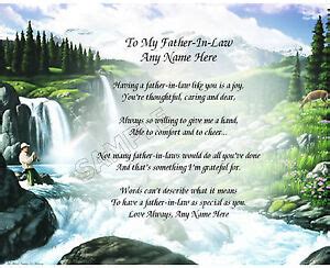 We did not find results for: TO MY FATHER IN LAW PERSONALIZED ART POEM MEMORY BIRTHDAY ...