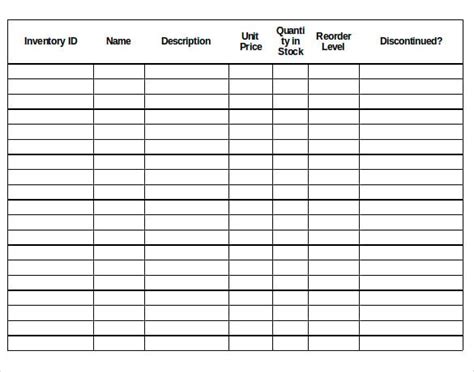 15 Inventory Control Templates Free Sample Example Format Download